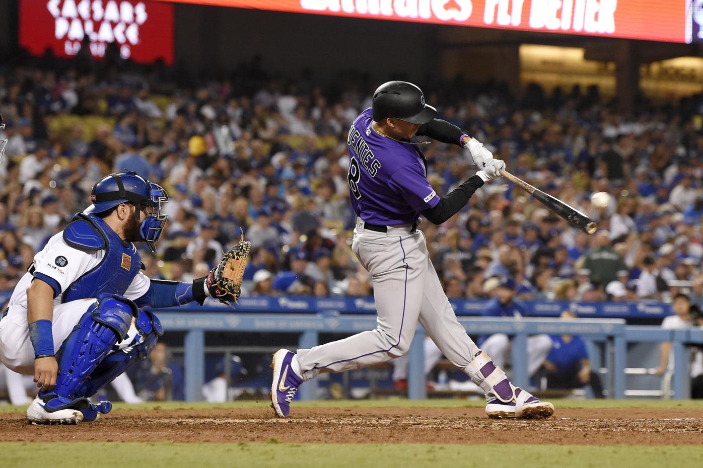 Rockies Dodgers Baseball Fuentes
