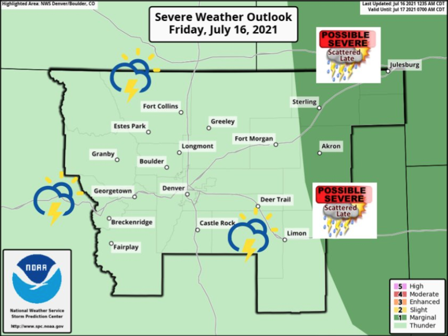 Map Credit: National Weather Service.