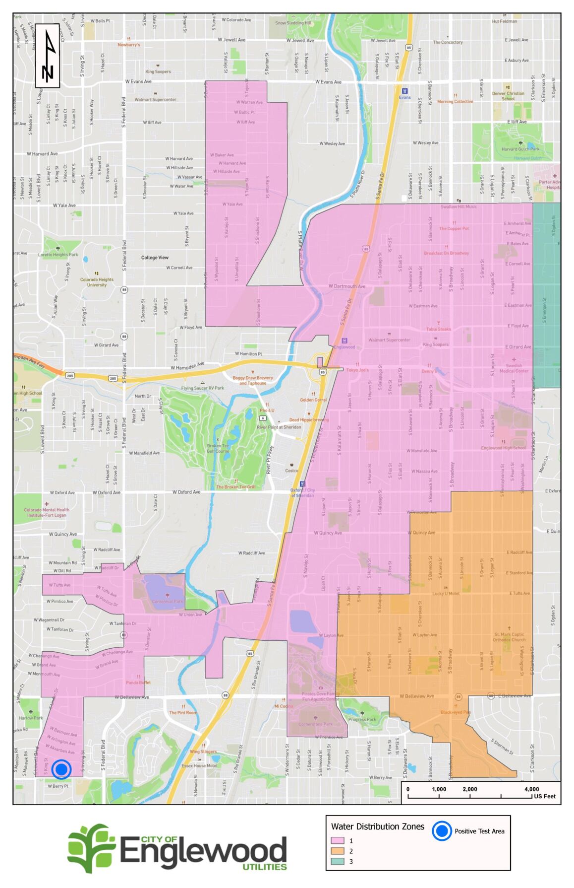 Englewood water zones