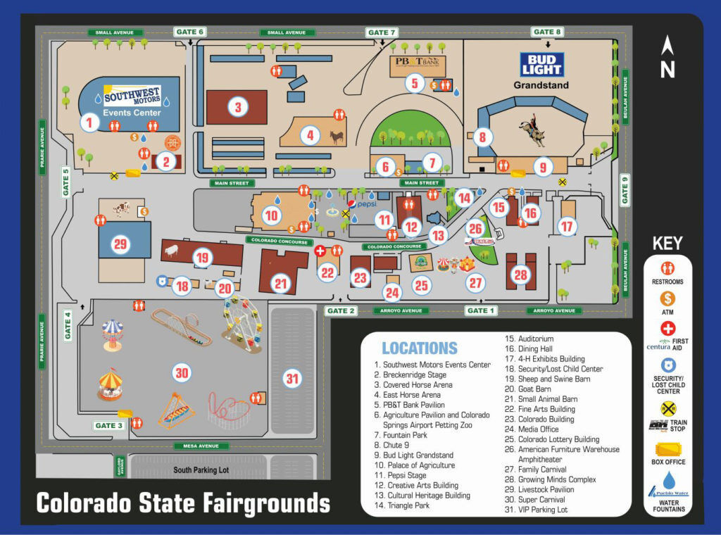 Fairgrounds map