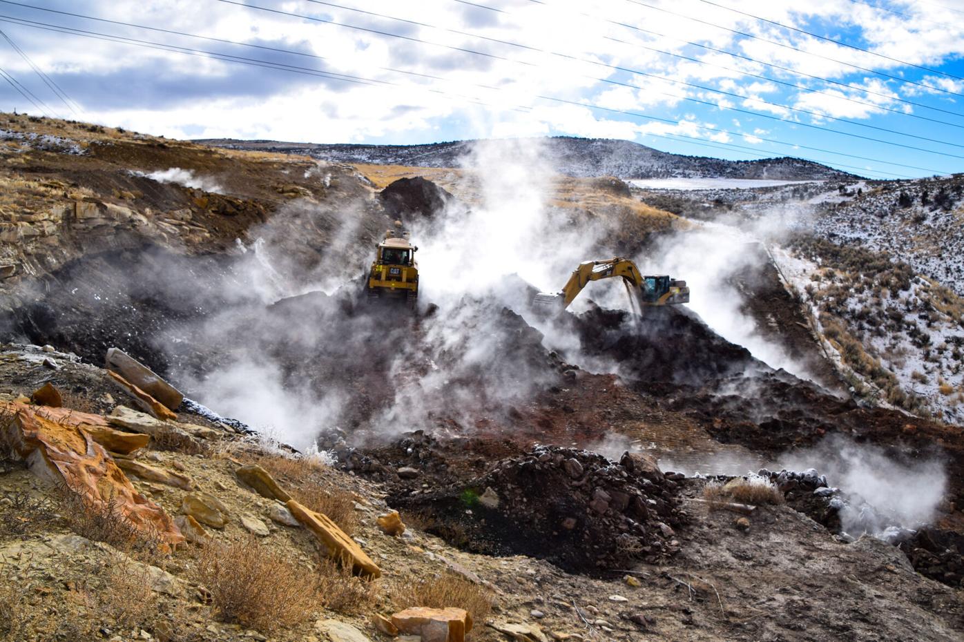 Wise Hill coal fire