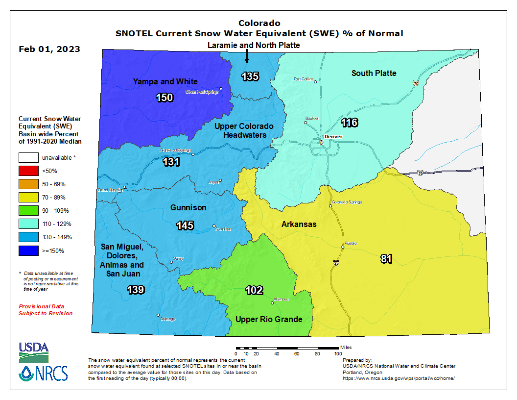 Feb. 1 2023 Snowpack