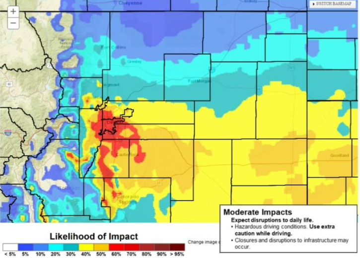 Map Courtesy: National Weather Service Boulder