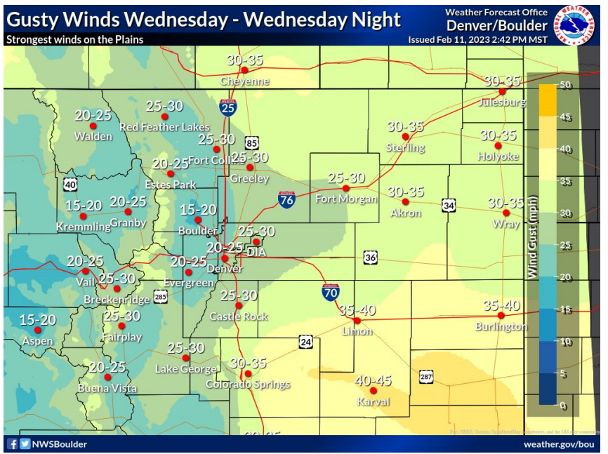 Map Courtesy: National Weather Service