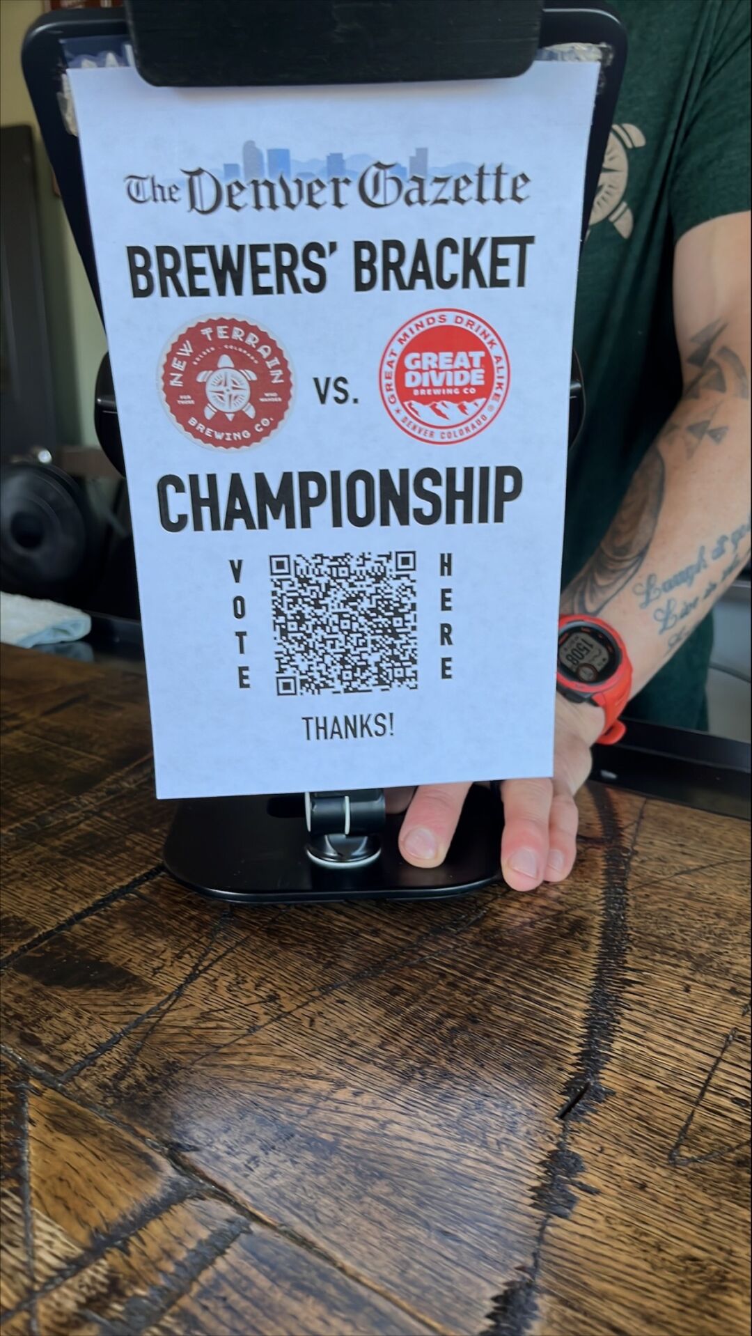New Terrain brewers' bracket promo