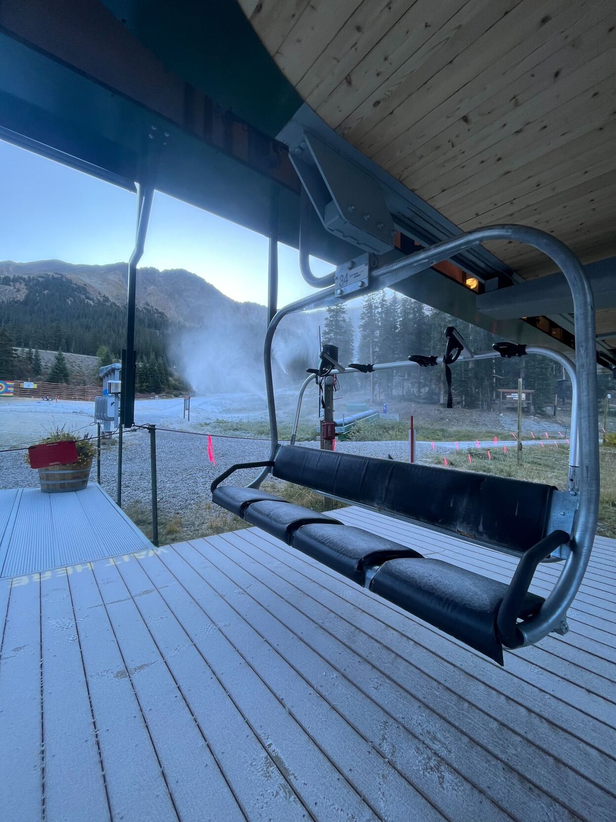Arapahoe Basin ski area snowmaking 2023-24 season