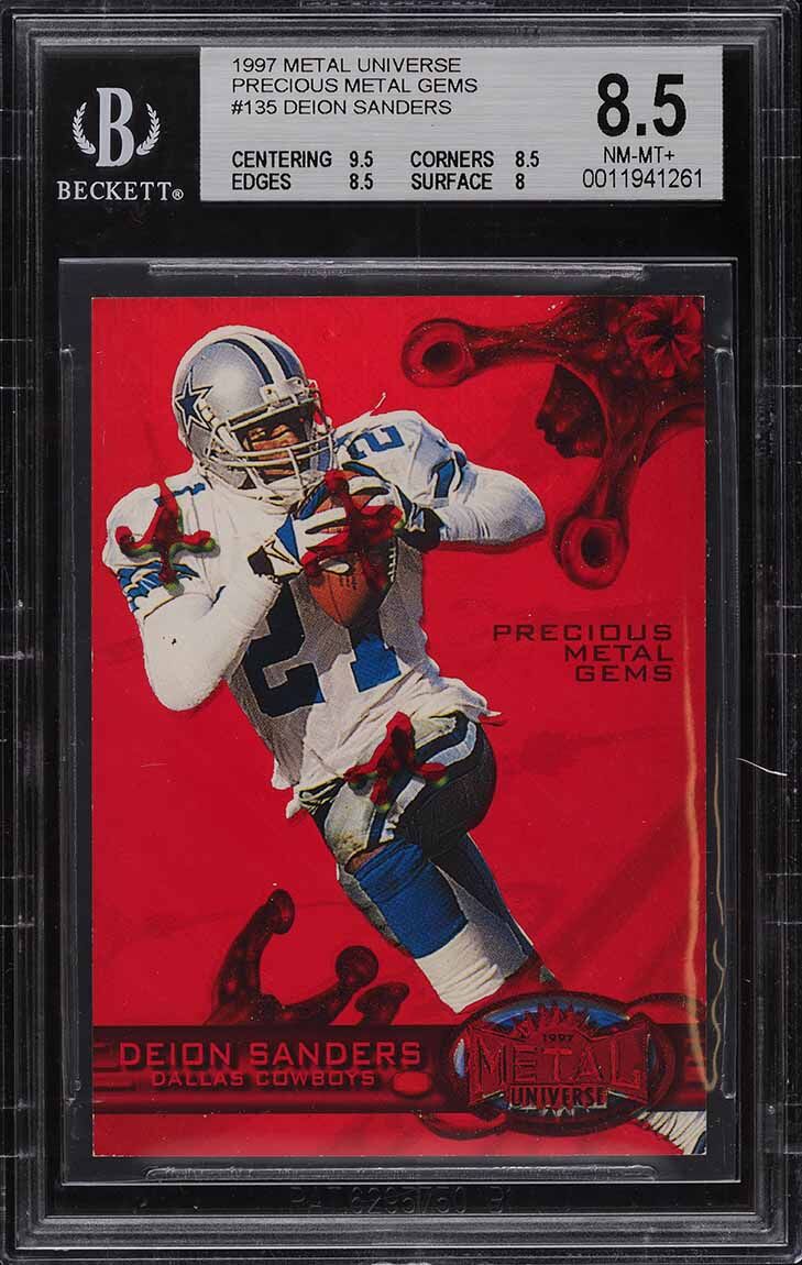 Deion Sanders trading card