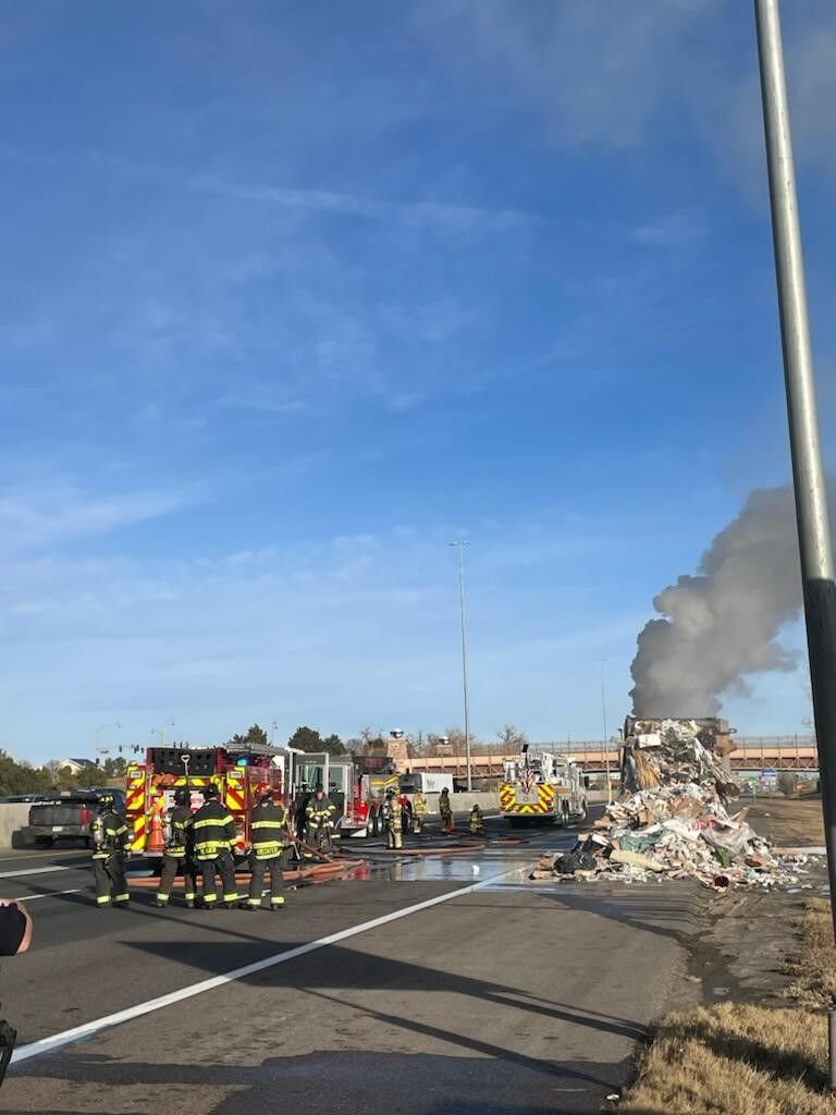 Trailer on fire in Northglenn, Colorado