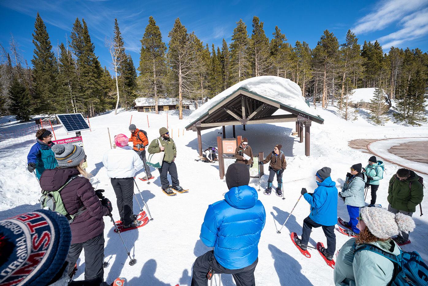 Rocky Mountain National Park ranger-led snowshoe walks