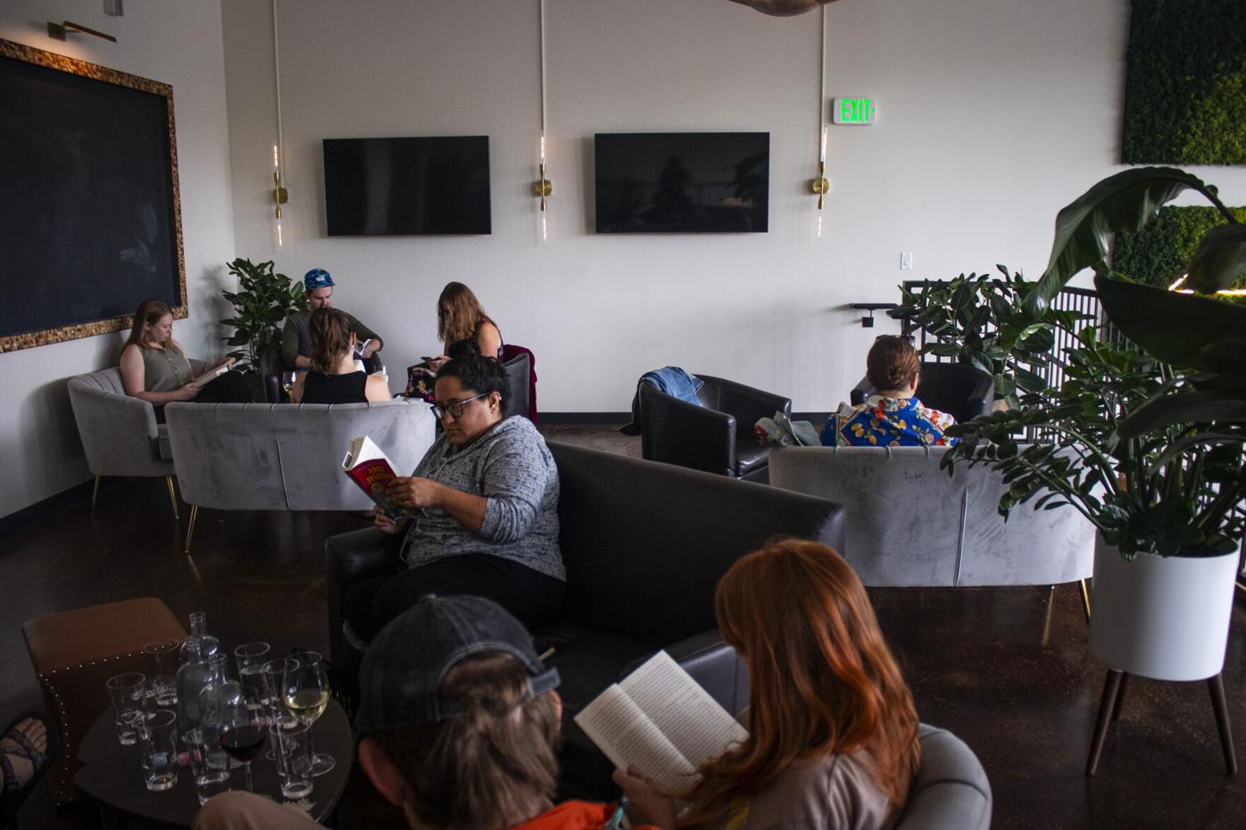 Silent Book Club meeting