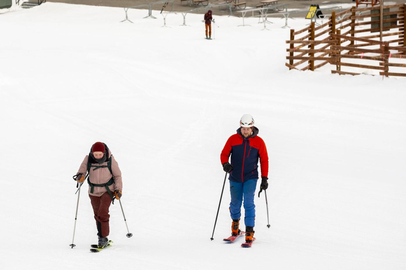 Uphill skiing access at Arapahoe Basin Ski Area