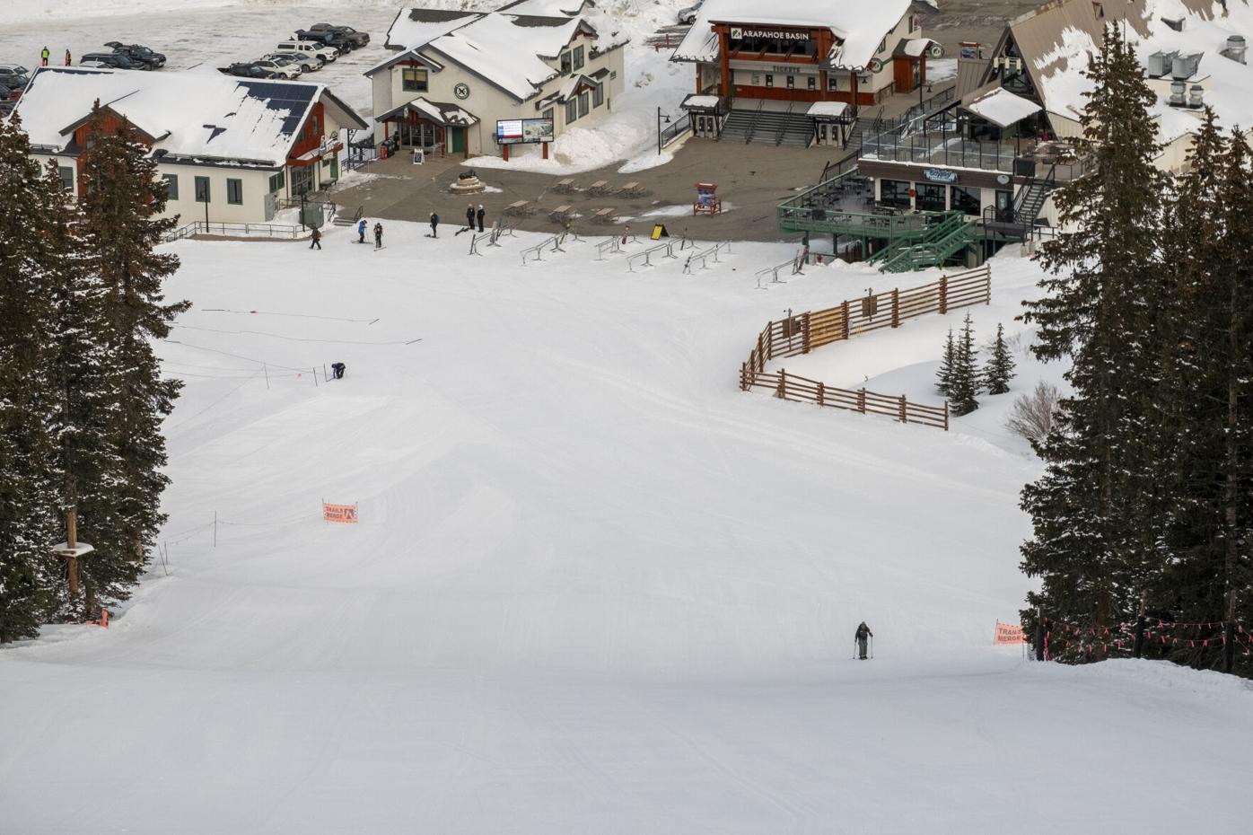 Uphill skiing access at Arapahoe Basin Ski Area