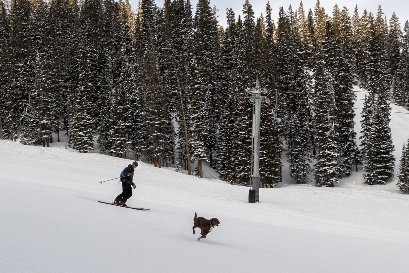 Uphill skiing access at Arapahoe Basin Ski Area