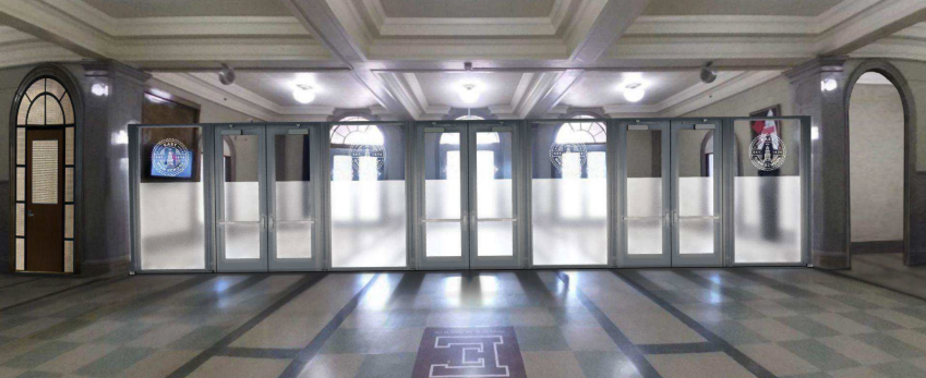 East High School vestibule rendering