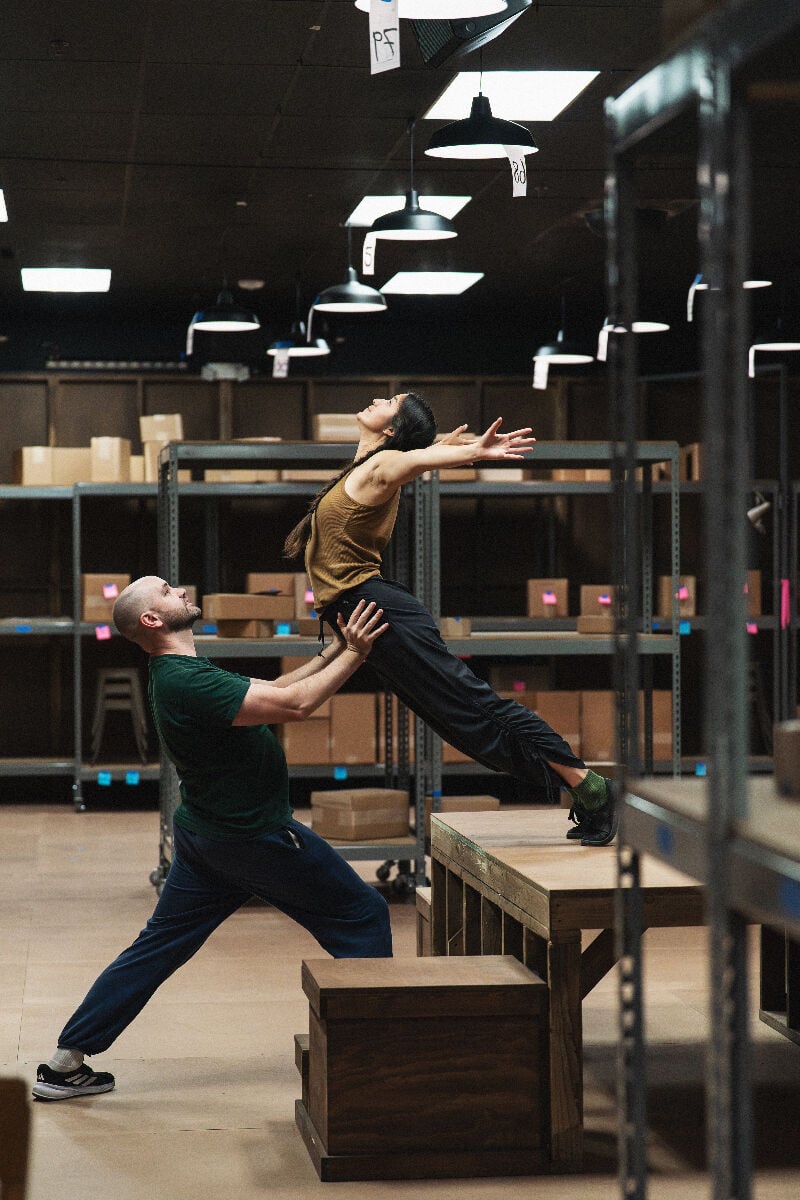Brendan Duggan and Tiffany Ogburn in Off Center's 'Sweet & Lucky: Echo'