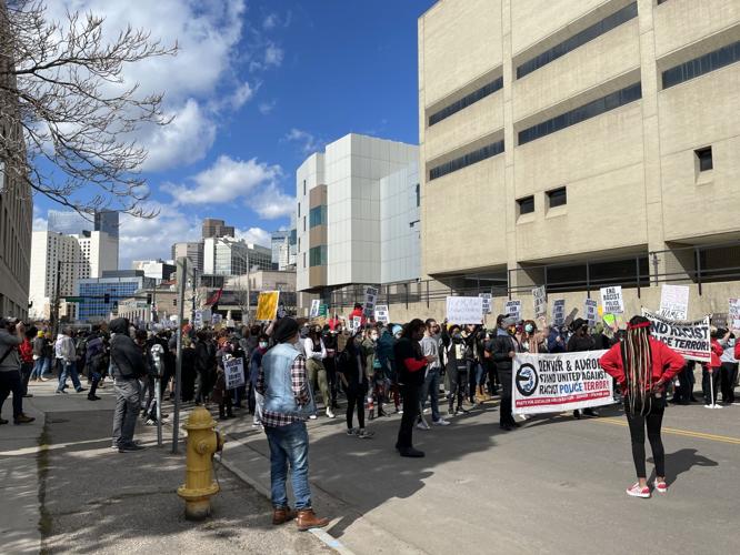 Downtown Denver protest 4-17-2021