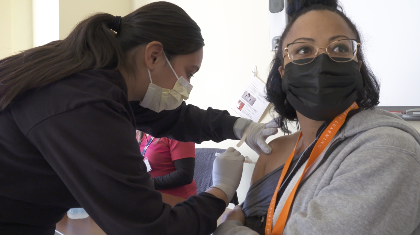 Clayton Early Learning mobile vaccine clinic