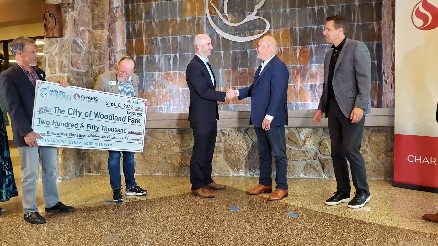 Charis Bible College donation to city of Woodland Park